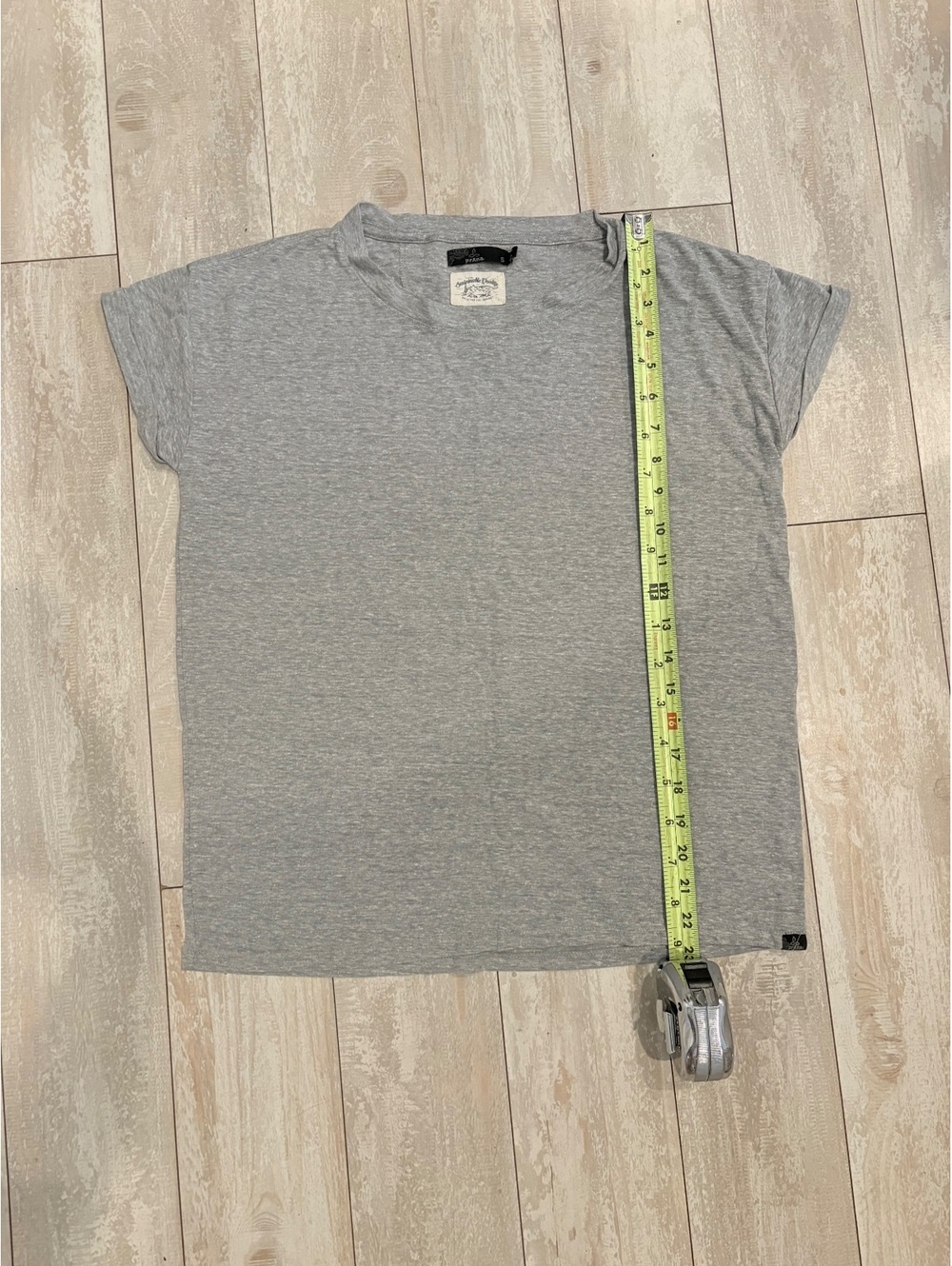 prAna Women’s Small Gray Dolman Sleeve T-Shirt Sustainable Relaxed Fit - Picture 3 of 8
